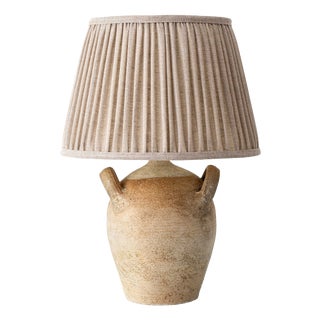 Vintage French Stoneware Jar Table Lamp, 1950s For Sale
