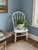19th Century Antique Distressed White Hoop Back Windsor Side Chair For Sale - Image 10 of 10