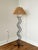 Postmodern 1980s Memphis Squiggle Iron Floor Lamps With Rope Shades, Set of 2 For Sale - Image 3 of 18