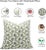 Fabdivine Handmade Block Printed Cushion Cover 14x20 Inch Thick Cotton White-Madhubala For Sale - Image 4 of 4