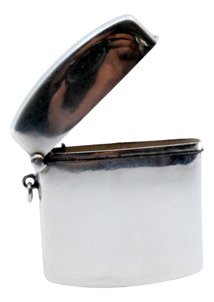 Square Silver Matchbox with Sandpaper Base