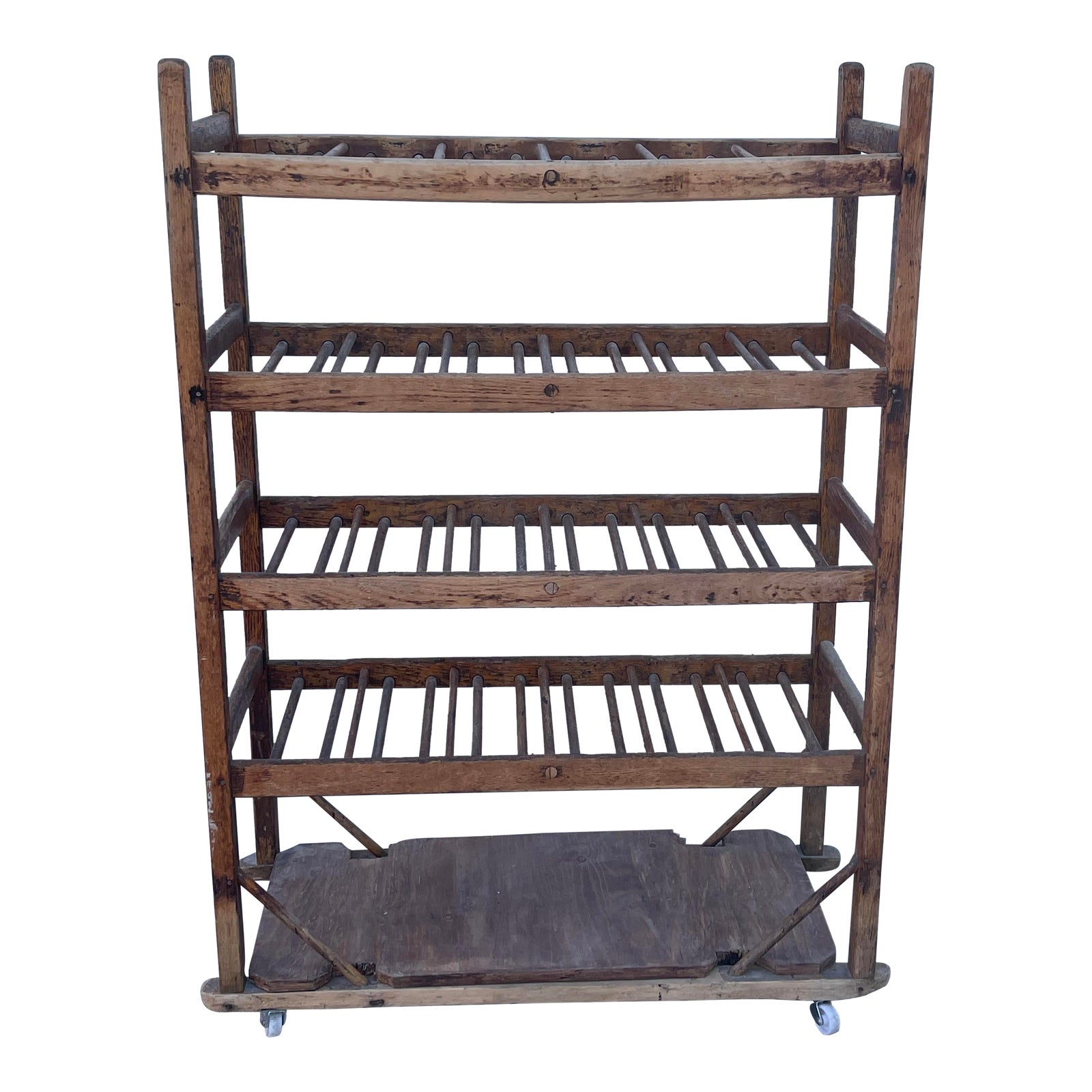 Antique Wooden Bakers Rack Chairish