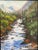 American Signed Original Oil Painting by Karen Reinhart (American, 1938-2023) Titled 'Mountain Stream' For Sale - Image 3 of 12