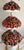 1950s Vintage Italian Made Porcelain Three Tier Fruit Platter Large Lamp For Sale - Image 5 of 12