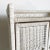 Boho Chic White Rattan and Wicker Bathroom Storage Etagere For Sale In Miami - Image 6 of 11