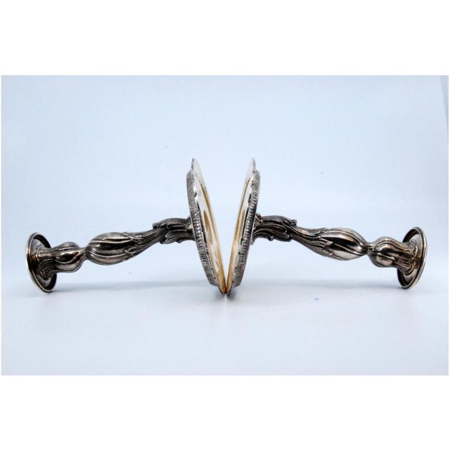 Silver Candelabras, Set of 2, in Good conditions. Designed 1980 to 1989
