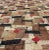 Mid 20th Century Mid-Century Modern Rug With Jagged Stripes and Block Design in Brown and Red For Sale - Image 10 of 12