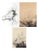 Joan Claret, Abstract Compositions, Watercolours, Set of 3 For Sale