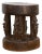Petite Antique Bamum Carytid Stool For Sale