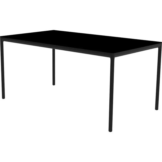 Ribbons black 160 coffee table by mowee. Dimensions: d90 x w160 x h75 cm. Material: aluminum and hpl top. Weight: 21 kg....
