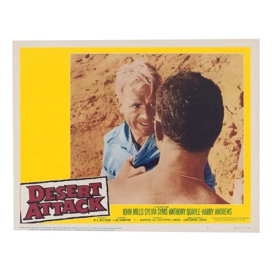 Desert Attack, aka Ice Cold in Alex Lobby Card, USA, 1958 For Sale