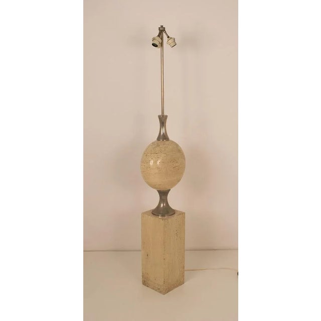 Large Sculptural Lamp by Philippe Barbier for Maison Barbier, 1970s For Sale - Image 6 of 9