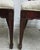 1980s Pair Drexel Mahogany Chippendale Shield Back Dining Side Chairs B For Sale - Image 9 of 13
