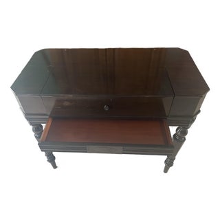 1920s Mahogany Spinet Writing Desk, Attributed to Bay View Furniture Co., Style 357 For Sale