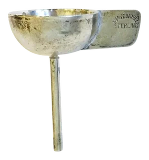 Mary Dunhill English Sterling Silver Perfume Vanity Bottle Funnel