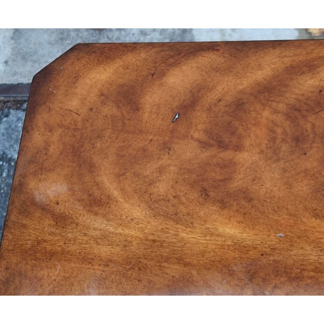 Theodore Alexander Georgian Style Fruitwood Single Drawer Side Table For Sale - Image 13 of 16