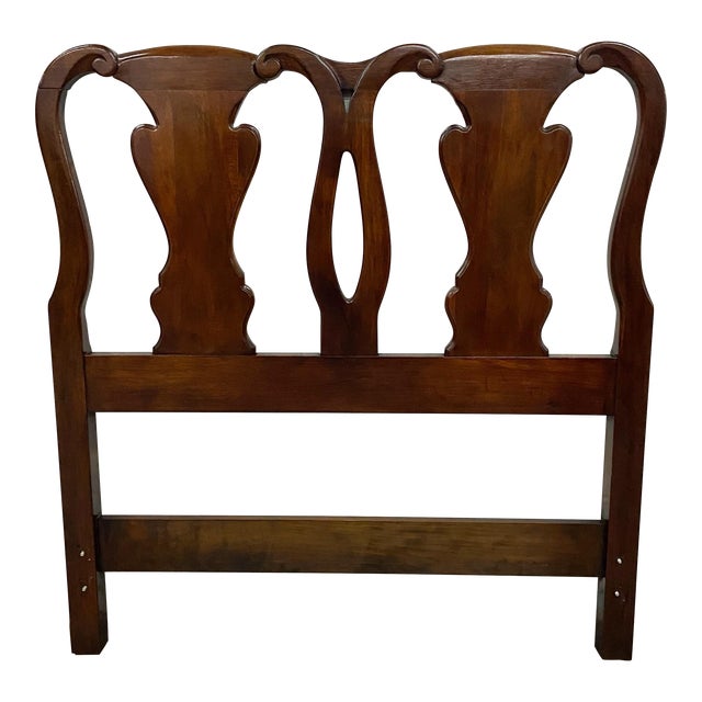 Vintage Twin Size Queen Anne Style Headboard Chairish