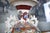 Hand-painted Japanese vase with a wizard motif. Detailed painting. Date: late 19th century. The vase is marked on the...