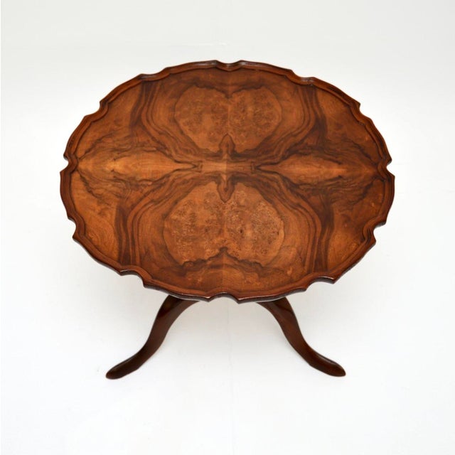 Burr Walnut Occasional Coffee Table, 1930s For Sale - Image 3 of 8