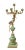 French Porcelain Parrot Candelabras Ormolu Stands, Set of 2 For Sale - Image 12 of 15
