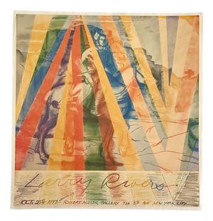 Signed & Numbered Exhibition Poster by Larry Rivers, Robert Miller Gallery, New York, 1977