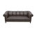 A refined interpretation of the classic Chesterfield, this Baker Furniture leather sofa combines traditional English...