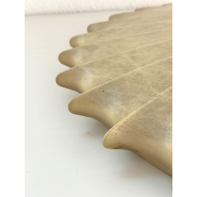 Metal Large Mid-Century Modern Goldkant Cocoon Flush Mount from Goldkant Leuchten, 1960 For Sale - Image 7 of 18