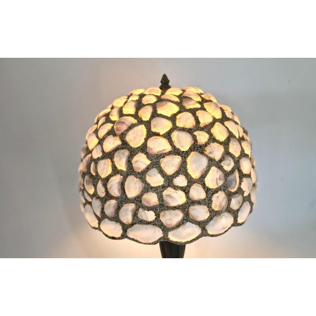 Vintage Sea Shell Table Lamp, 1970s For Sale - Image 4 of 9