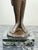 Metal Bronze "Draped Woman" on Marble Base Signed Hh (Possibly Helvi Hyvärinen) C. 1920s For Sale - Image 7 of 12