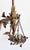 Mid 20th Century Mid 20th Century Italian Gilt Floral Tole Hanging Scales of Justice Chandelier For Sale - Image 5 of 8