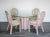 Late 20th Century Vintage Pencil Reed Dining Table & 4 Chairs For Sale - Image 5 of 11