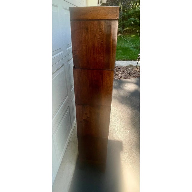 American Lundstrom Sectional Barrister Bookcase Early 20th Century For Sale - Image 3 of 12