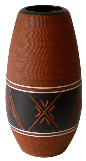 Large Mid-Century Modern Ceramic Floor Vase, Germany, 1960s