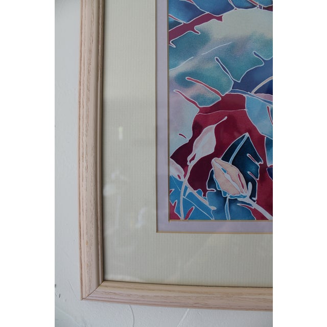 Vintage Art Print "Jacmel Morning" by Artist Jennifer Markes, Framed and Matted For Sale - Image 9 of 9