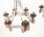 Pair of Mid-Century Italian Chrome and Wood Chandeliers For Sale - Image 11 of 12