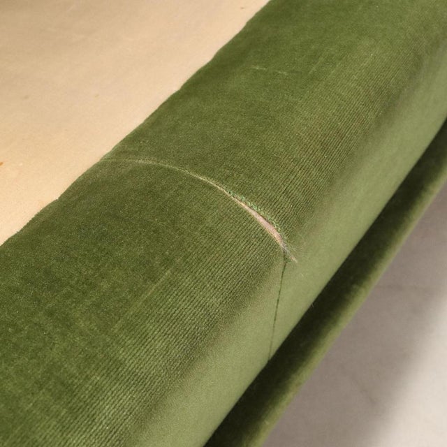 Vintage Green Velvet Sofa, 1950s For Sale - Image 9 of 12