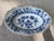 Vintage Hand Painted Blue Meissen Serving Dish For Sale In New York - Image 6 of 15