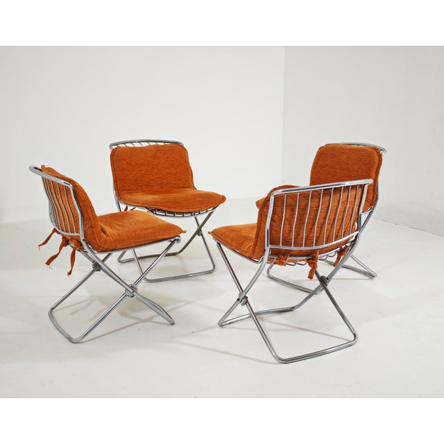 Mid-Century Modern Chairs by Gastone Rinaldi for Rima, Italy 1970s, Set of 4 For Sale - Image 14 of 18
