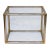 Unique End Table in the style of Karl Springer, renowned designer and manufacturer of luxury furniture. Polished chrome...