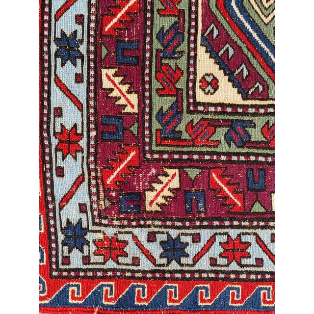 Vintage Caucasian Soumak Rug, 1950s For Sale - Image 6 of 15