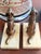 Pair of Cast Brass Sporting Dog Bookends on Marble Bases For Sale In Atlanta - Image 6 of 12