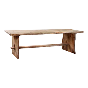 Live Edge Teak Wood Dining Table