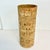 Brutalist 1970s Mid-Century Boho Chic Brutalist Arts & Crafts Cork Wrapped Cylinder Vase. For Sale - Image 3 of 11
