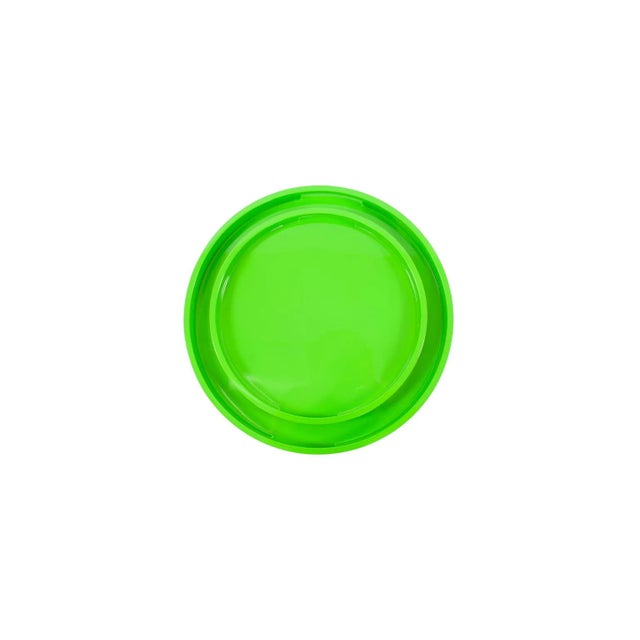 2020s Colorful Green Trays - Set of 2 For Sale - Image 5 of 7