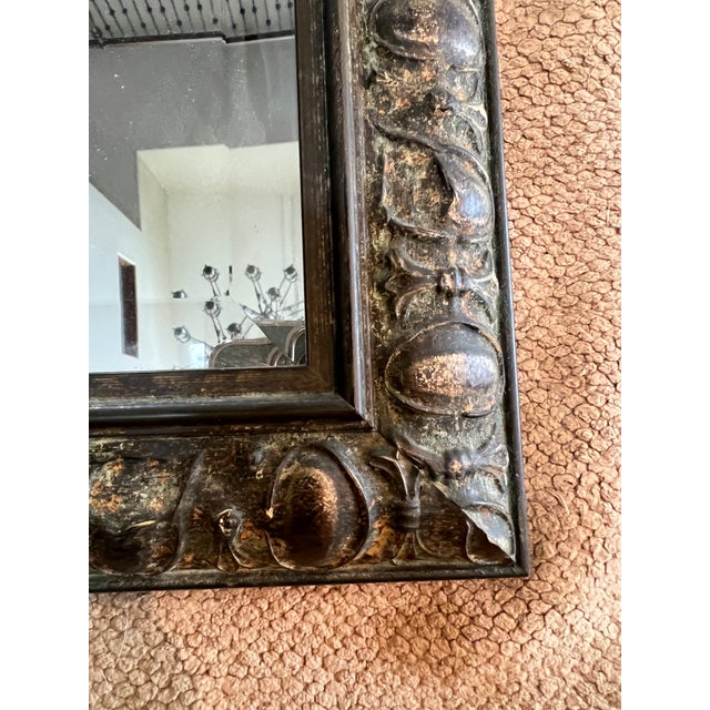 Hand Crafted Italian Wood Mirror For Sale - Image 14 of 15