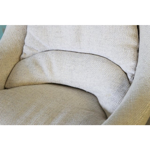 1960s Lounge Chair in Fiberglass and Cato Fabric, Attributed to Bill Stephens for Knoll For Sale - Image 12 of 18