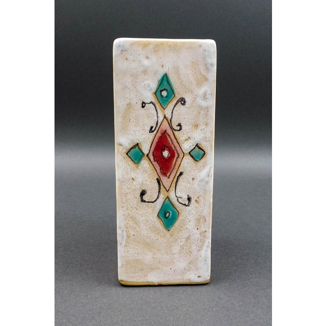 Mid 20th Century Elio Schiavon (1925-2004) Italy Vintage Mid Century Art Pottery Vase For Sale - Image 5 of 7