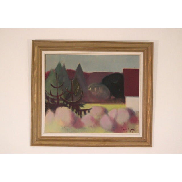 Ivar Hjertqvist, Trees, 1950s, Oil on Canvas, Framed For Sale - Image 17 of 17