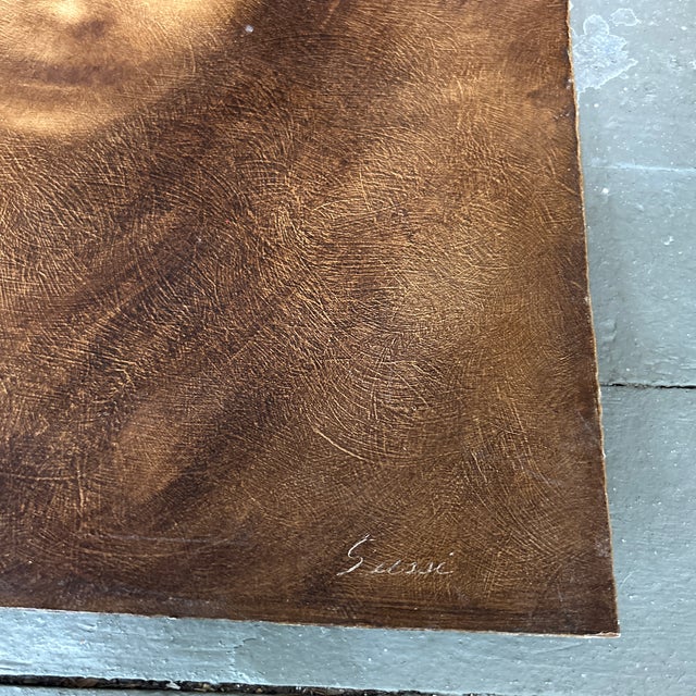 1970’s Alfred sussi female portrait painting. Signed. Measures 14x18. Check out my shop Robins Egg Gallery for more.