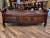 Louis XV 18th Century French Provincial Elm and Oak Lift Top Hall Bench For Sale - Image 4 of 5